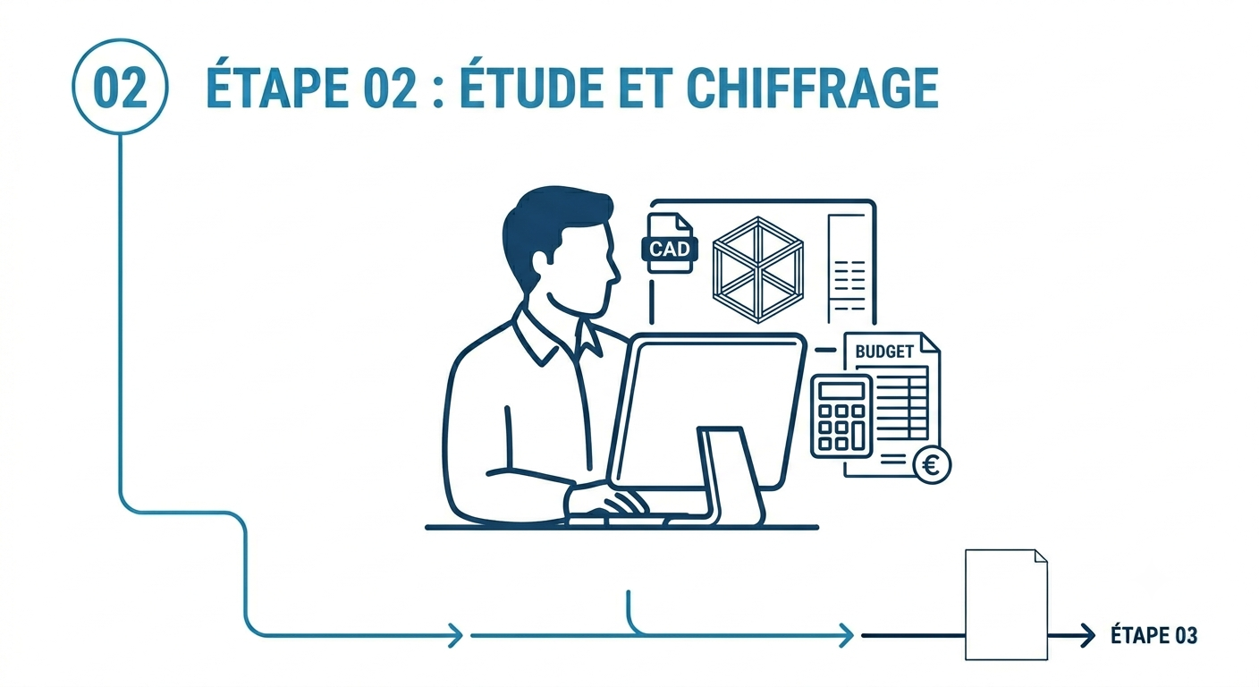 Étape 02 : Étude et chiffrage